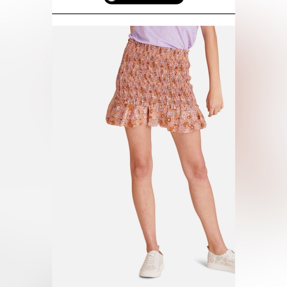 Veronica Beard Dresses & Skirts - Veronica Beard Melodie Miniskirt in Coral Floral Print